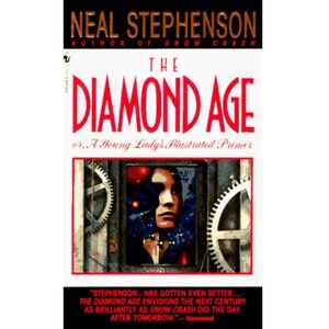 5/$12 Book Diamond Age Neal Stephenson Cyberpunk Stand Alone MM SciFi Steampunk